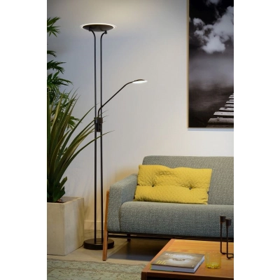 lafabryka.pl CHAMPION-LED - Lampa podłogowa - LED Dim. - 3000K - Black 19792/24/30 Lucide